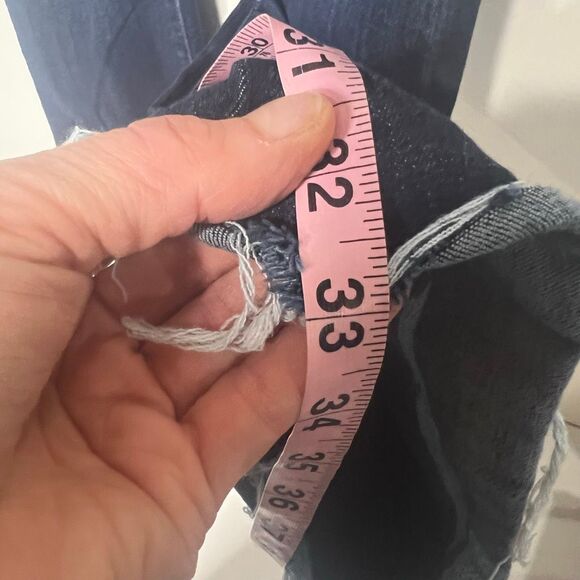 Judy Blue Flare Jeans Blue Sz 1/25 Raw Hem - Picture 8 of 8